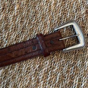 Justin’s genuine ostrich belt 40
